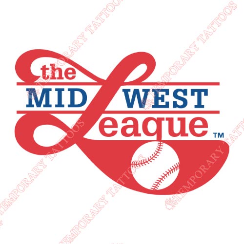 Midwest League Customize Temporary Tattoos Stickers NO.8116